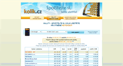 Desktop Screenshot of kolik.cz