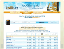 Tablet Screenshot of kolik.cz